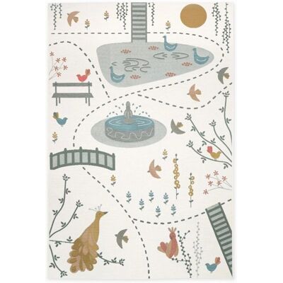 Tapis Enfant Nattiot - 123x180cm - Multicolore - Oeko Tex - Tapis de Jeu Tapis Enfant Nattiot - 123x180cm - Multicolore - Oeko Tex - Tapis de Jeu