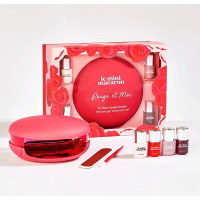 Le Mini Macaron Rouge & Moi Kit de Uñas en Gel - Set de Esmaltes Le Mini Macaron Rouge & Moi Kit de Uñas en Gel - Set de Esmaltes