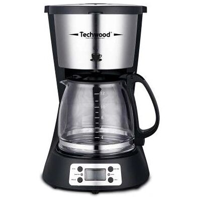Techwood TCA-1296 - Negro, Acero inoxidable - Máquina de café Techwood TCA-1296 - Negro, Acero inoxidable - Máquina de café