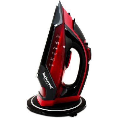 Techwood TFS-246 - Schwarz, Rot - Trocken- & Dampfbügeleisen Techwood TFS-246 - Schwarz, Rot - Trocken- & Dampfbügeleisen