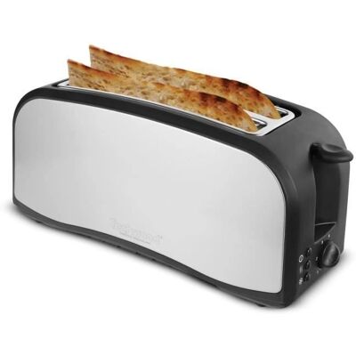 Tostadora Tech Wood Inox 1400W - Acero inoxidable Tostadora Tech Wood Inox 1400W - Acero inoxidable