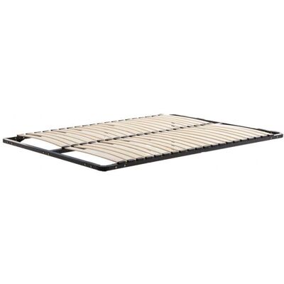 Base de cama Kosmi - 140x190 cm Lamas de metal Montaje fácil Base de cama Kosmi - 140x190 cm Lamas de metal Montaje fácil