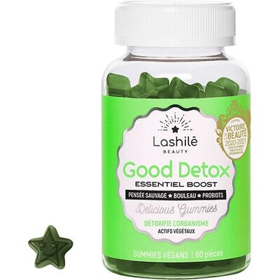 Lashilé Beauty Good Detox Essentiel - Compléments multivitaminés - Publicité Lashilé Beauty Good Detox Essentiel - Compléments multivitaminés - Publicité