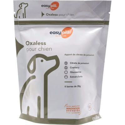 Osalia Easypill Oxaless - Complément pour chiens contre calculs d'oxalate - Publicité Osalia Easypill Oxaless - Complément pour chiens contre calculs d'oxalate - Publicité