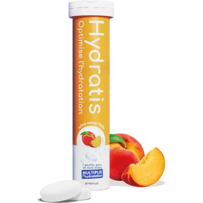 Hydratis Solution d'Hydratation Pêche - Electrolytes & Minéraux - Publicité Hydratis Solution d'Hydratation Pêche - Electrolytes & Minéraux - Publicité