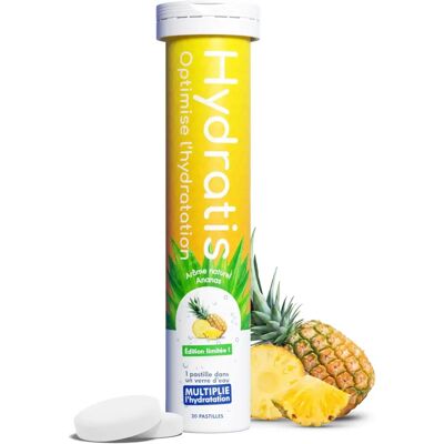 HYDRATIS Solution Hydratation Ananas - Complément Alimentaire - Publicité HYDRATIS Solution Hydratation Ananas - Complément Alimentaire - Publicité