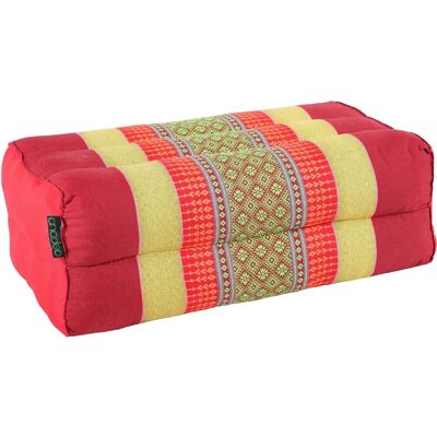 ANADEO YOGAPRODUCTS - Coussin de Yoga Kapok - Support Méditation - Vert-Rouge - Publicité ANADEO YOGAPRODUCTS - Coussin de Yoga Kapok - Support Méditation - Vert-Rouge - Publicité