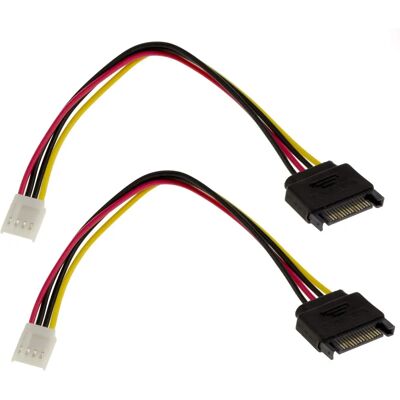 Kalea-Informatique - SATA-Floppy - 20cm - 2-Pack - Câble - Publicité Kalea-Informatique - SATA-Floppy - 20cm - 2-Pack - Câble - Publicité