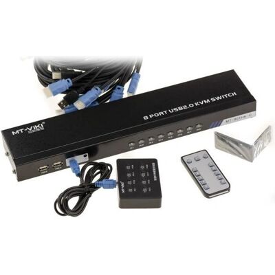 Kalea-Informatique Commutateur KVM HDMI - USB - 8 Ports - Avec Câbles Kalea-Informatique Commutateur KVM HDMI - USB - 8 Ports - Avec Câbles