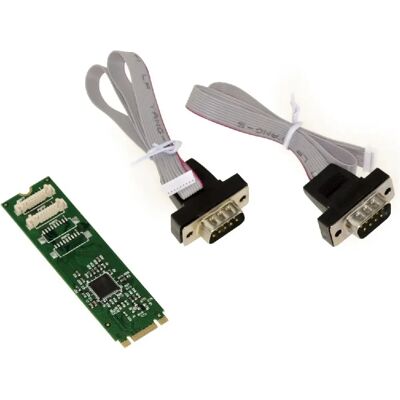 Kalea Informatique M.2 Kaart - Seriële RS232 & DB9 - PCIe, M Sleutel Kalea Informatique M.2 Kaart - Seriële RS232 & DB9 - PCIe, M Sleutel