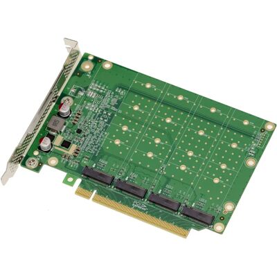Kalea Informatique PCIe 3.0 16x expansionskort - Stöder 4x M.2 NVMe SSDs Kalea Informatique PCIe 3.0 16x expansionskort - Stöder 4x M.2 NVMe SSDs