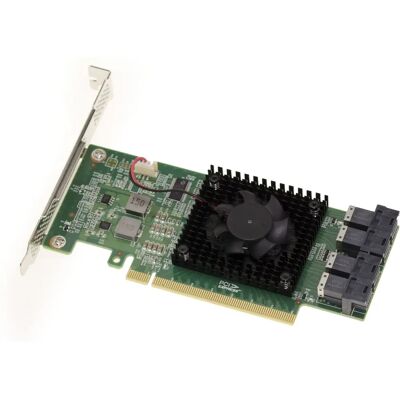 Kalea Informatique Pcie 3.0 16x - Carte switch pour 4 SSD U.2 NVMe Kalea Informatique Pcie 3.0 16x - Carte switch pour 4 SSD U.2 NVMe