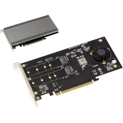 Kalea-Informatique PCIe 3.1 x16 - 2 SSD NVMe RAID Hardware - Publicité Kalea-Informatique PCIe 3.1 x16 - 2 SSD NVMe RAID Hardware - Publicité