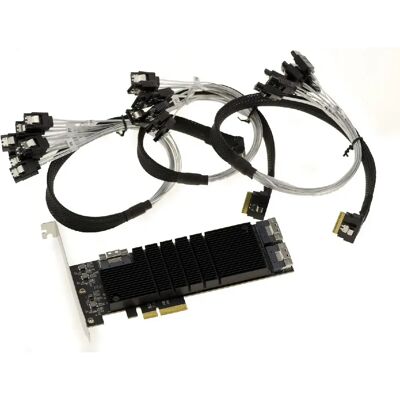 Kalea-Informatique Carte Contrôleur PCIe 3.1 - 4x SATA 6Gb/s - JMB575 - Publicité Kalea-Informatique Carte Contrôleur PCIe 3.1 - 4x SATA 6Gb/s - JMB575 - Publicité