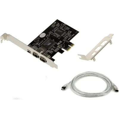 PCIe FireWire 400 IEEE1394a kaart Kalea Informatique - VIA VT6307, ASM1083 PCIe FireWire 400 IEEE1394a kaart Kalea Informatique - VIA VT6307, ASM1083