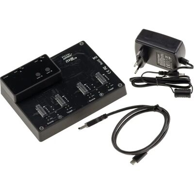 Kalea-Informatique Docking Station - 4 SSD M.2 NVMe - Clonfunktion - USB 3.2 10Gbps Kalea-Informatique Docking Station - 4 SSD M.2 NVMe - Clonfunktion - USB 3.2 10Gbps