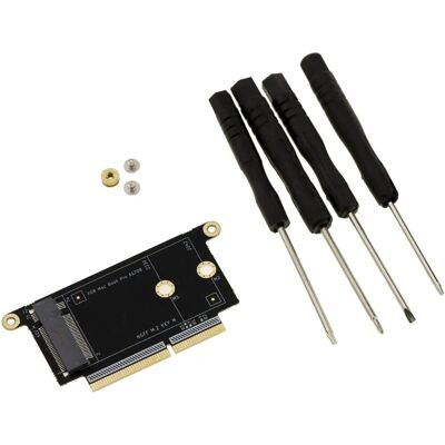 Adaptateur M.2 NVMe SSD Kalea-Informatique pour MacBook Pro A1708 - Supports SSDs 22+34mm Adaptateur M.2 NVMe SSD Kalea-Informatique pour MacBook Pro A1708 - Supports SSDs 22+34mm