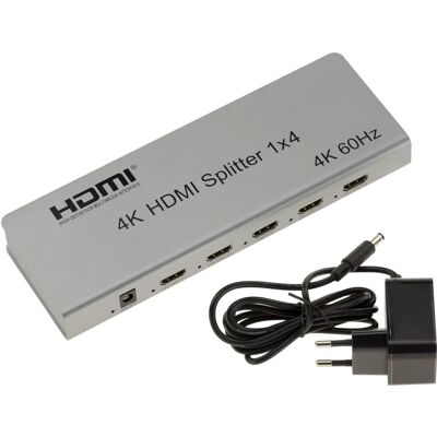 Kalea-Informatique - HDMI Splitter - 4K60 - 1x4 - HDMI Splitter - Publicité Kalea-Informatique - HDMI Splitter - 4K60 - 1x4 - HDMI Splitter - Publicité