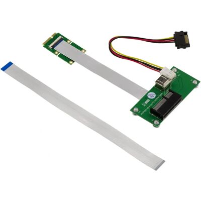 Kalea-Informatique PCIe x4 till Mini PCIe-adapter - Skärmat kabel 15cm/25cm Kalea-Informatique PCIe x4 till Mini PCIe-adapter - Skärmat kabel 15cm/25cm