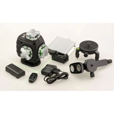 Kalea-Informatique Niveau Laser Vert 4d - Vert, 16 lignes, Télécommande 2 batteries - Niveau laser - Publicité Kalea-Informatique Niveau Laser Vert 4d - Vert, 16 lignes, Télécommande 2 batteries - Niveau laser - Publicité