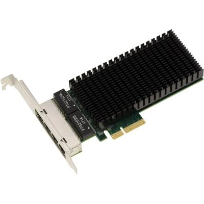 Carte Réseau PCIe x4 Quad Gigabit Ethernet Intel I210 AT - 10/100/1000 Mbps - Publicité Carte Réseau PCIe x4 Quad Gigabit Ethernet Intel I210 AT - 10/100/1000 Mbps - Publicité