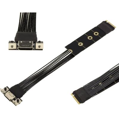 Kalea-Informatique Adapter - M.2 NVMe do Oculink PCIe 4.0 64 Gbps Kalea-Informatique Adapter - M.2 NVMe do Oculink PCIe 4.0 64 Gbps