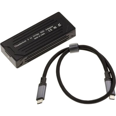 Boîtier en aluminium Kalea-Informatique Thunderbolt 3 - Supporte SSD M.2 NVMe Boîtier en aluminium Kalea-Informatique Thunderbolt 3 - Supporte SSD M.2 NVMe