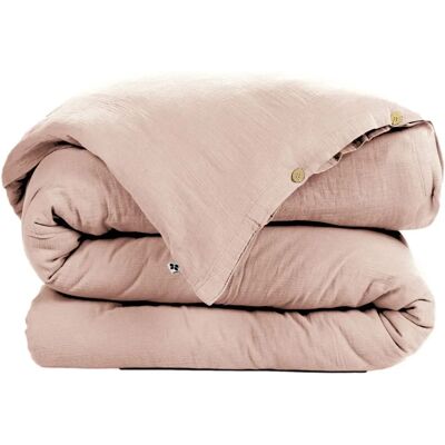 GAÏA Marshmallow Rose Clair - 260x240cm Housse de Couette - Publicité GAÏA Marshmallow Rose Clair - 260x240cm Housse de Couette - Publicité