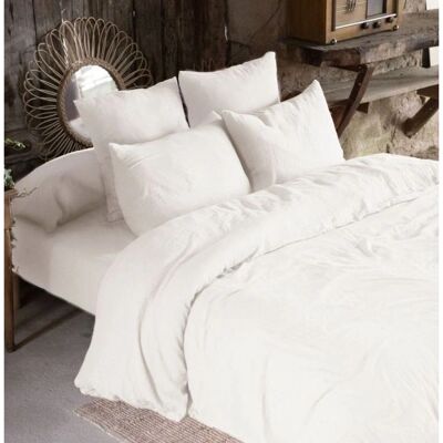 GAÏA - Chantilly - 240 x 220 cm - Blanc - Duvet Cover - Publicité GAÏA - Chantilly - 240 x 220 cm - Blanc - Duvet Cover - Publicité