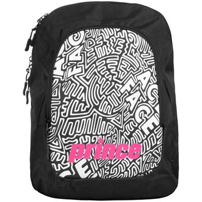 Prince Kinder Rucksack - Schwarz/Rosa - Tennistasche für Kinder Prince Kinder Rucksack - Schwarz/Rosa - Tennistasche für Kinder