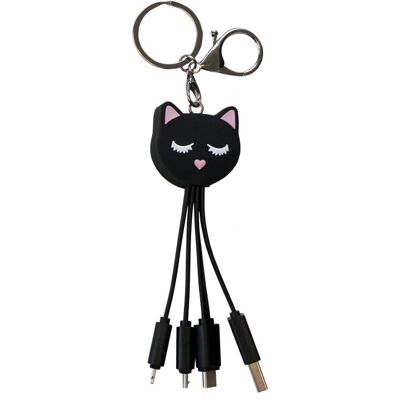 Bigben Connected YKCABLEMLTCAT Kabel - Micro USB, USB-C, Lightning, Schlüsselanhänger Bigben Connected YKCABLEMLTCAT Kabel - Micro USB, USB-C, Lightning, Schlüsselanhänger