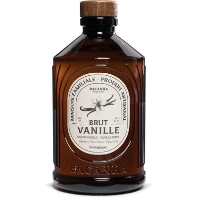 Sirop Bio Vanille Bacanha - 400ml - Sirop - Publicité Sirop Bio Vanille Bacanha - 400ml - Sirop - Publicité
