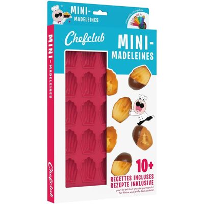 Molde para Mini-Madeleines Chefclub - 25 Mini Madeleines Molde para Mini-Madeleines Chefclub - 25 Mini Madeleines