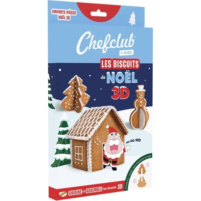 Set de cortadores de galletas navideños 3D - Chefclub Set de cortadores de galletas navideños 3D - Chefclub