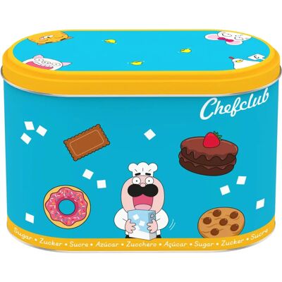Chefclub Kids Suikerdoos - Metalen Opslag 1,5kg Chefclub Kids Suikerdoos - Metalen Opslag 1,5kg