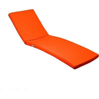 DECO ARTS Coussin Bain De Soleil - Orange - 185x55x4cm/5cm - Transat - Publicité DECO ARTS Coussin Bain De Soleil - Orange - 185x55x4cm/5cm - Transat - Publicité