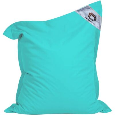 Pouf XXL Intérieur et Extérieur Déhoussable - Bleu Caraïbes - Publicité Pouf XXL Intérieur et Extérieur Déhoussable - Bleu Caraïbes - Publicité