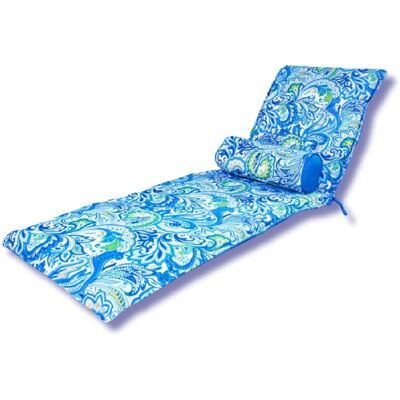 Generic - Arabesque Azul Outdoor Cushions - 195x60x5 cm - 45x18 cm - Cushion Set - Publicité Generic - Arabesque Azul Outdoor Cushions - 195x60x5 cm - 45x18 cm - Cushion Set - Publicité