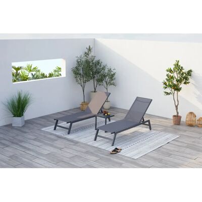 Concept Usine Prato Strandstuhl-Set - Liegestühle & Tisch Concept Usine Prato Strandstuhl-Set - Liegestühle & Tisch