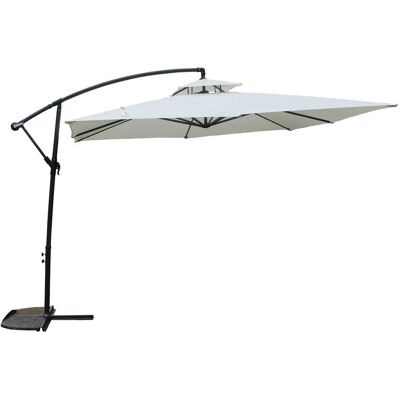 Concept Usine Capri - Rund 3m Ecru Sonnenschirm Concept Usine Capri - Rund 3m Ecru Sonnenschirm