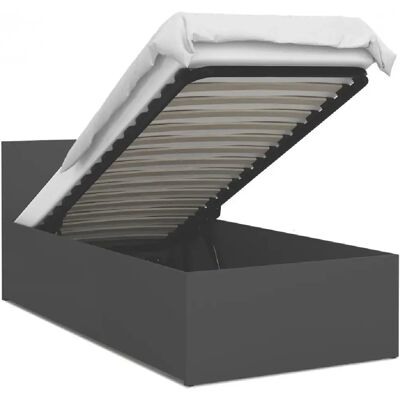 PANAMA - Panama Lit adolescent - 90x200 - Gris - Bed - Publicité PANAMA - Panama Lit adolescent - 90x200 - Gris - Bed - Publicité
