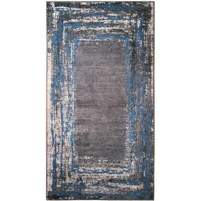 Mani Textile RING blauw Indoor tapijt - 80x150cm Mani Textile RING blauw Indoor tapijt - 80x150cm