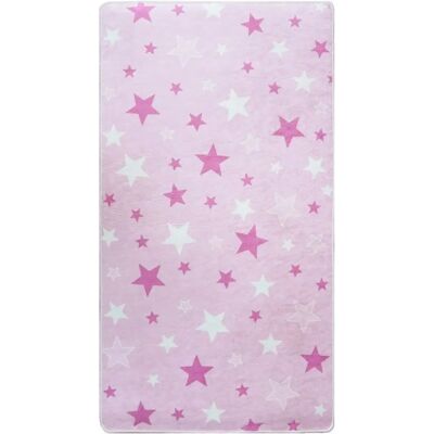 Alfombra de Estrellas Rosa 100x150cm de Mani Textile - Alfombra Alfombra de Estrellas Rosa 100x150cm de Mani Textile - Alfombra