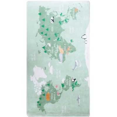 Mani Textile WORLD Alfombra infantil - Verde Mani Textile WORLD Alfombra infantil - Verde