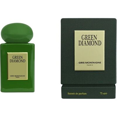 Parfum Unisexe Gris Montaigne Green Diamond - 75ml - Publicité Parfum Unisexe Gris Montaigne Green Diamond - 75ml - Publicité