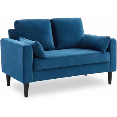 ALICE'S GARDEN Bjorn Canapé 2 Places Bleu - Style Scandinave - Publicité ALICE'S GARDEN Bjorn Canapé 2 Places Bleu - Style Scandinave - Publicité