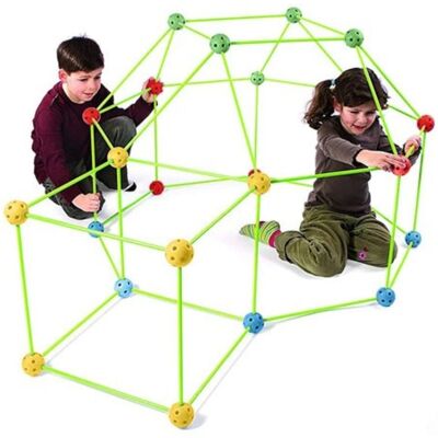 LG-Expro Children's Fort Building Kit - 175 Pieces - Red LG-Expro Children's Fort Building Kit - 175 Pieces - Red