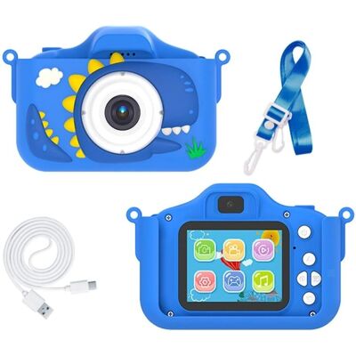 Kamerka dziecięca LG Expro Dinosaur - 1080p, Przednia i tylna kamera, Gry - Niebieski Kamerka dziecięca LG Expro Dinosaur - 1080p, Przednia i tylna kamera, Gry - Niebieski