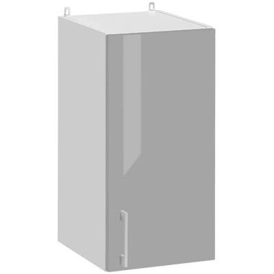 CUISINEANDCIE - Meuble haut de cuisine Eco gris brillant 30cm - Publicité CUISINEANDCIE - Meuble haut de cuisine Eco gris brillant 30cm - Publicité