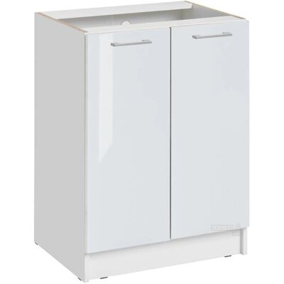 Cuisineandcie Eco Blanco Brillo Base de Cuisine 2 Portes - Publicité Cuisineandcie Eco Blanco Brillo Base de Cuisine 2 Portes - Publicité